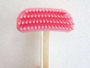 ビーボン　ラバースリッカーブラシ　柴犬