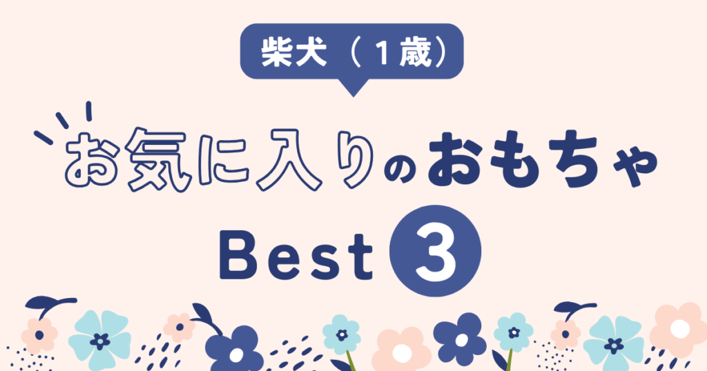 柴犬　子犬　おすすめ　おもちゃ　ランキング　口コミ